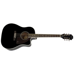 Epiphone AJ220SCE Solid Top Acoustic electric Ebony