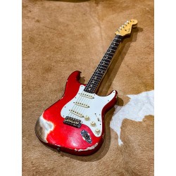 FENDER B1 1959 STRAT HEAVY RELIC SFACAR CANDY APPLE RED