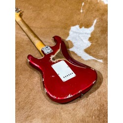 FENDER B1 1959 STRAT HEAVY RELIC SFACAR CANDY APPLE RED