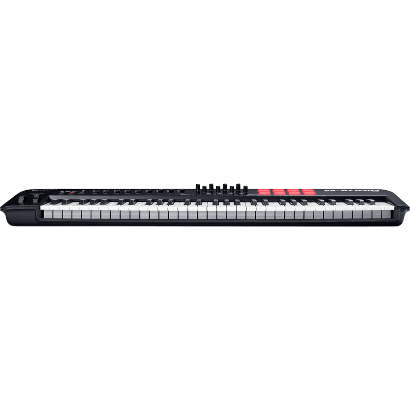 M-Audio Oxygen Pro 61 – Clavier maître USB-MIDI 61 touches avec pads,  potentiomètres & Support pour clavier pré-assemblé double embase RockJam  Xfinity