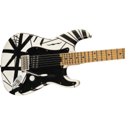 EVH STRIPED SERIES 78 ERUPTION WHITE WITH BLACK STRIPES RELIC