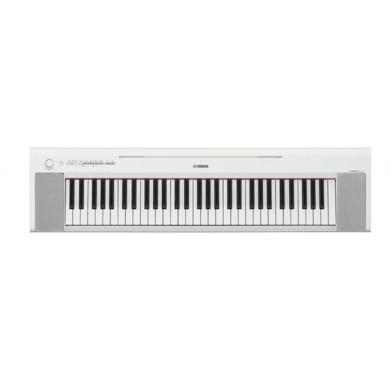 YAMAHA NP-15WH PIANO NUMERIQUE PORTABLE PIAGGERO 61 TOUCHES BLANC