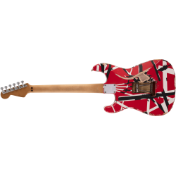 EVH STRIPED SERIES FRANKIE RED WITH BLACK STRIPES RELIC