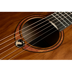 LAG SAUVAGE-T TRAVEL GREEN GUITARS