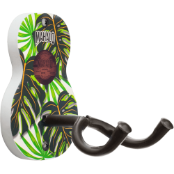 MAHALO MA1MT-WH Art - Soprano Monstera avec support mural