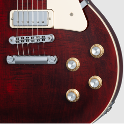 GIBSON LES PAUL 70S DELUXE PLAIN TOP WINE RED