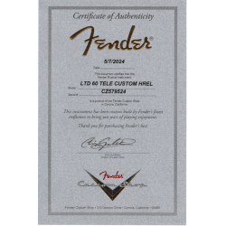 FENDER CUSTOM SHOP F22 LTD 60 TELECASTER HEAVY RELIC CHOCOLATE 3 TONS SUNBURST
