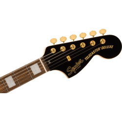 SQUIER PARANORMAL TROUBLEMAKER TELECASTER DELUXE LIMITED EDITION BLACK