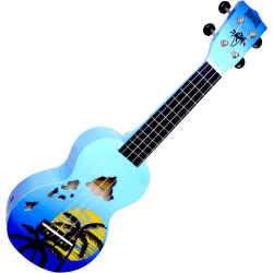 MAHALO UKULELE ILES HAWAI BLEU BRILLANT