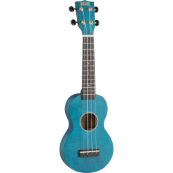 MAHALO UKULÉLÉ SOPRANO BLEU SATIN + HOUSSE