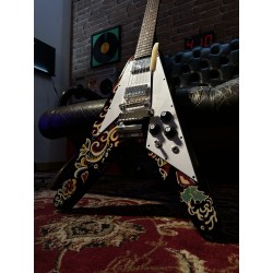 EPIPHONE JIMI HENDRIX "LOVE DROPS" FLYING V ( INCL. HARD CASE )