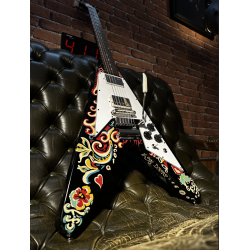 EPIPHONE JIMI HENDRIX "LOVE DROPS" FLYING V ( INCL. HARD CASE )