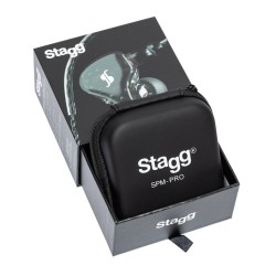 STAGG ECOUTEUR 3 TRANSDUCTEURS NOIR