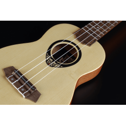 LAG BABYTKU150SE Tiki Uku Soprano Slim Arched Back Électro