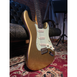 FENDER CUSTOM SHOP LTD 63 STRATOCASTER JOURNEY MAN  AZTEC GOLD
