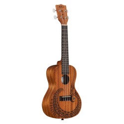 KALA MAORI COURAGE MAHOGANY CONCERT AVEC HOUSSE