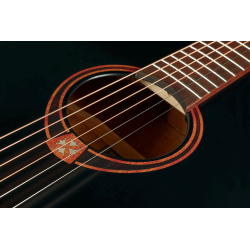 LAG T70D-BLS Dreadnought Black Satin