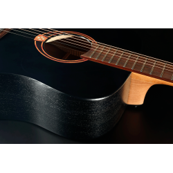 LAG T70D-BLS Dreadnought Black Satin