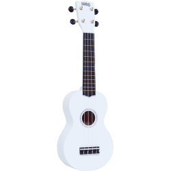 MAHALO MR1-WT Soprano blanc brillant + housse