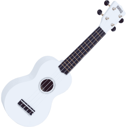 MAHALO MR1-WT Soprano blanc brillant + housse