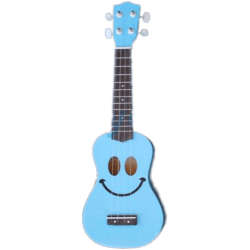 MAHALO UKULELE U-SMILE-LBU Soprano bleu + housse