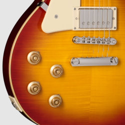 EPIPHONE LES PAUL ORIGINAL STANDARD 50S FIGURED LH WASHED CHERRY SUNBURST