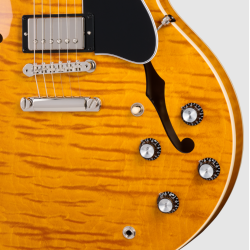 GIBSON ES-335 FIGURED CUSTOM COLOR HONEY AMBER