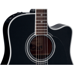 TAKAMINE JAPON EF341SC BLACK DREADNOUGHT