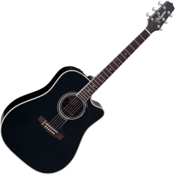 TAKAMINE JAPON EF341SC BLACK DREADNOUGHT