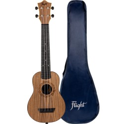 FLIGHT TUSL50 Long Neck Travel Ukulele Walnut