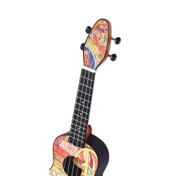 ORTEGA KEIKI  K2-68-L  pack ukulele soprano peace 68 GAUCHER