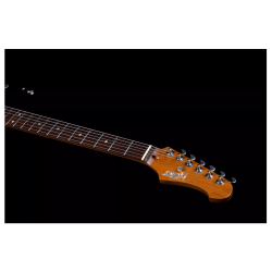 JET GUITARS JJ350 BARITONE MOONBURST SILVER BURST