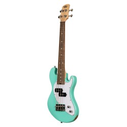 KALA SOLID BODY U-Bass 4 cordes livré avec housse Surf Green