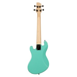 KALA SOLID BODY U-Bass 4 cordes livré avec housse Surf Green