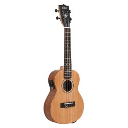 KALA James Hill Signature Ukulélé Concert électro-acoustique All Solid Mahogany + housse