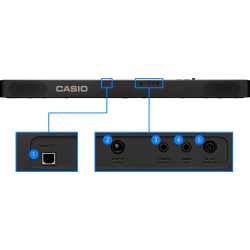 CASIO CDP-S110WE CLAVIER NUMERIQUE 88 TOUCHES LOURDES BLANC
