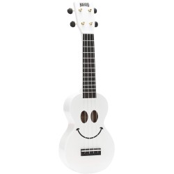 MAHALO U-SMILE-WT Soprano blanc + housse