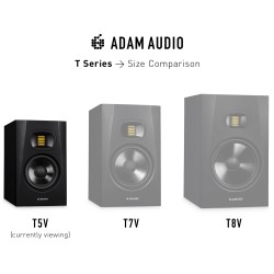 ADAM AUDIO T5V Enceinte de proximité active / 2 voix / Haut-parleur 5"