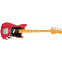 FENDER AM PRO CLASSIC MUSTANG BASS FADED DAKOTA RED