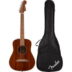FENDER CALIFORNIA STANDARD REDONDO Mini avec housse Natural Sapele