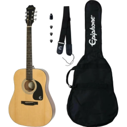EPIPHONE Songmaker DR-100 Acoustic Guitar Player Pack Natural