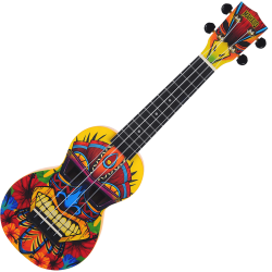 MAHALO UKULELE MA1TK Art - Soprano Tiki