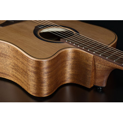 LAG HV10DCE Dreadnought Cutaway Electro + HOUSSE