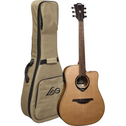 LAG HV10DCE Dreadnought Cutaway Electro + HOUSSE