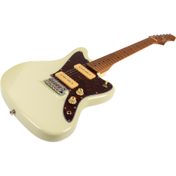 JET GUITARS JJ 300 P90 OLYMPIC WHITE