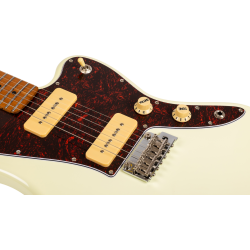 JET GUITARS JJ 300 P90 OLYMPIC WHITE