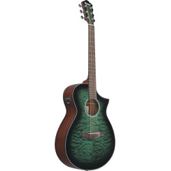 IBANEZ AEWC16QATEH TRANSPARENT EMERALD BURST