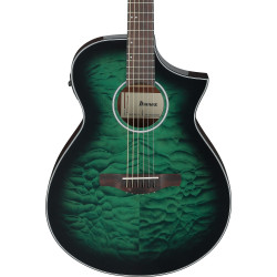 IBANEZ AEWC16QATEH TRANSPARENT EMERALD BURST