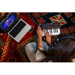 AKAI PROFESSIONAL MPK MINI IV Black - 25 touches, 8 pads, 8 encodeurs