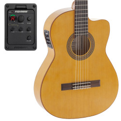 ADMIRA TRIANA GUITARE CLASSIQUE ELECTRO ACOUSTIQUE PAN COUPE FIS ADM0840ECF